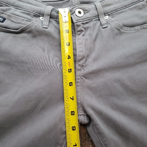 AG Adriano Goldschmied Women's Prima Mid-Rise Ankle Cigarette Jeans Size 25R - Picture 13 of 14